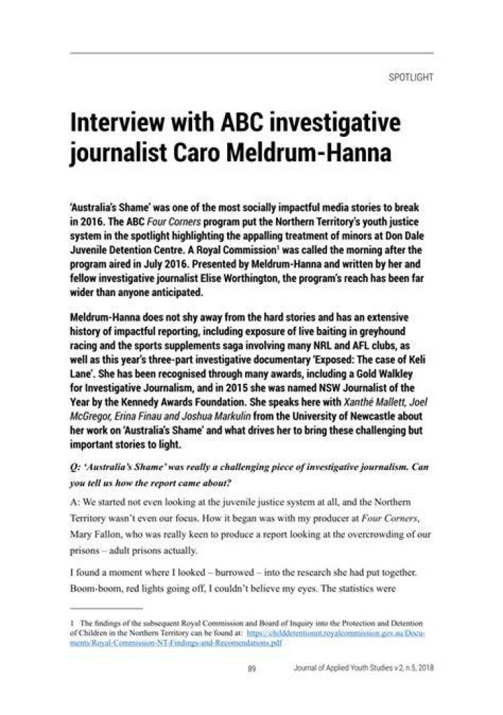 
Who Are Caro Meldrum Hanna Parents? All We Know About The Australian Investigative Journalist 